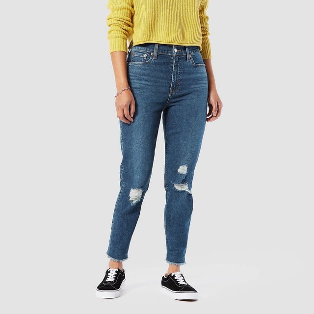 DENIZEN from Levis Womens Super-High Rise Slim Straight Mom Jeans - Palm  Springs Summit | Connecticut Post Mall