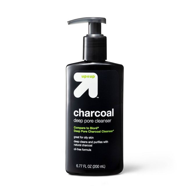 Charcoal Deep Pore Cleanser - 6.77 fl oz - up & up