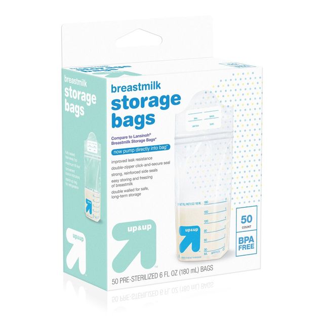 Milk Storage Bags - 50ct - up & up