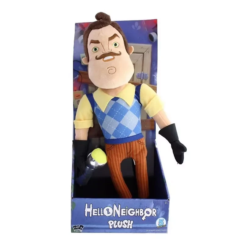 Hello Neighbor Flashlight Real Hello Neighbor 12-Inch Plush - The Neighbor w/ Flashlight | Mission Valley