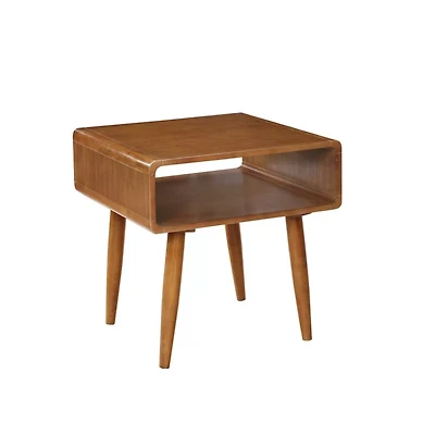 classic mid century modern 4 drawer dresser - saracina home Saracina Home Stiva Classic Mid Century Modern Vertical 4 Drawer Dresser Caramel