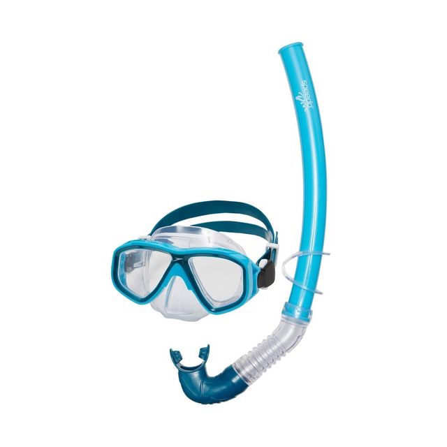 Opera nachtmerrie Overblijvend Speedo Kids Surf Gazer Mask & Snorkel Set - Blue/Atoll Clear | Connecticut  Post Mall