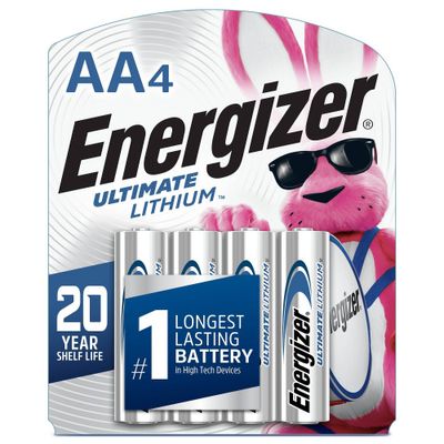 Energizer 4pk Ultimate Lithium AA Batteries