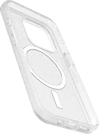 iPhone 15 Pro Otterbox Symmetry w/ MagSafe Clear Series Case - Silver (Stardust)