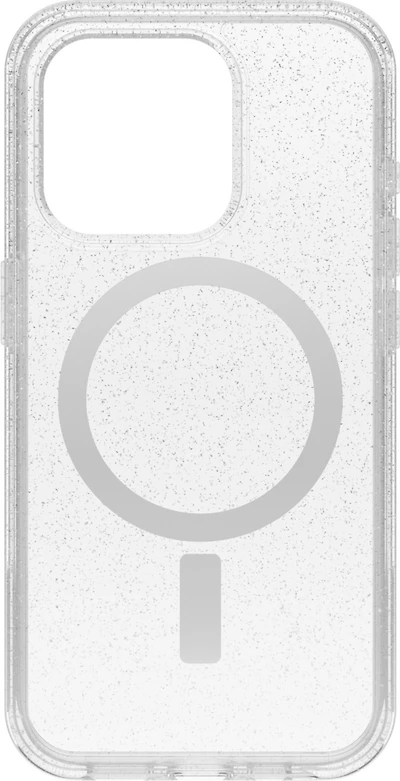 iPhone 15 Pro Otterbox Symmetry w/ MagSafe Clear Series Case - Silver (Stardust)