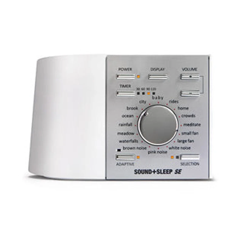 Sound+Sleep Adaptive Sound Sleep Therapy System - White/Silver