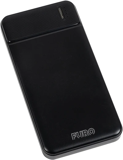 FURO 10000 Slim Power Bank - Black