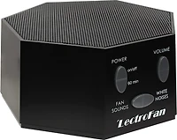 LectroFan White Noise and Fan Sound Machine - Black