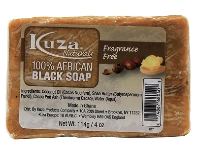 kuza Naturals Black Soap 4oz