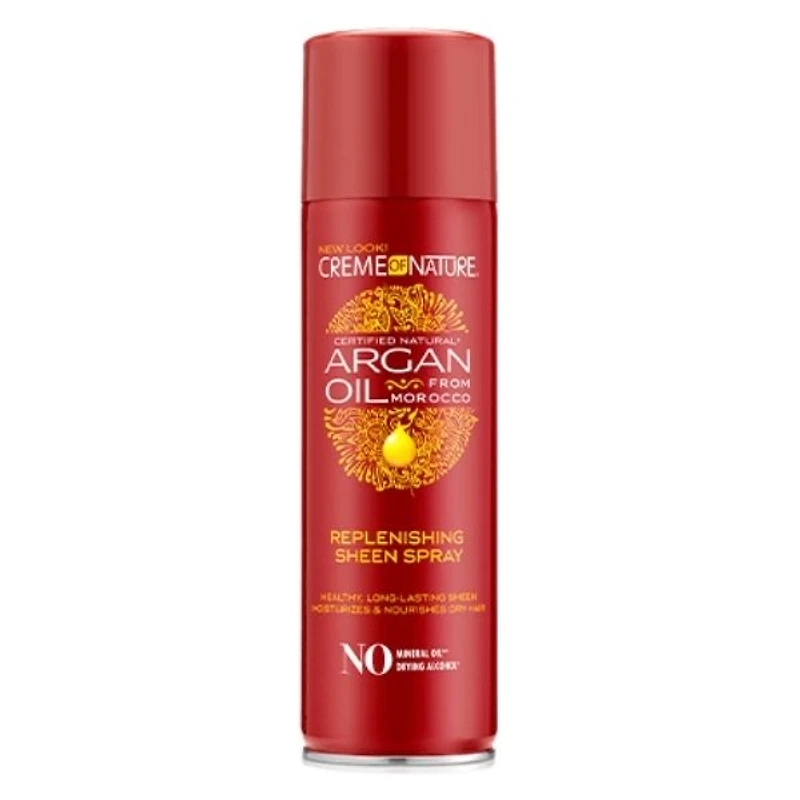Creme of Nature Argan Oil replenishing sheen spray
