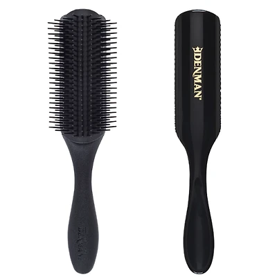 Denman Original Styler Brush D3 Black - 7 Row