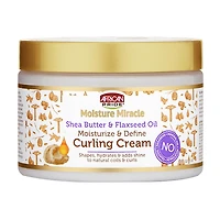 African Pride Moisture Miracle Shea Butter & Flaxseed Oil Curling Cream 12oz