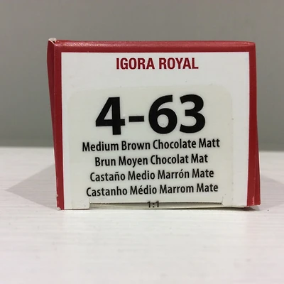 Schwarzkopf Igora Royal: 4-63 Medium Brown Chocolate Matt