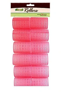 Magic Gold Velcro Rollers Pink