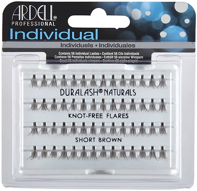 Ardell Individual Eyelashes -  Knot Free Flare Short Brown