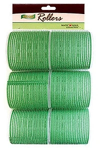 Magic Gold Velcro Rollers Green