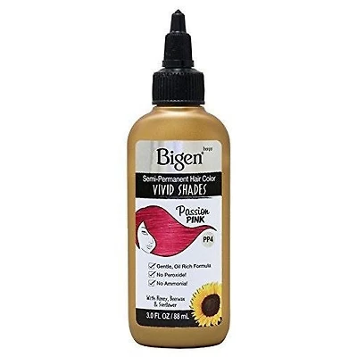 Bigen Semi-Permanent Hair Colors Vivid Shades Passion Pink