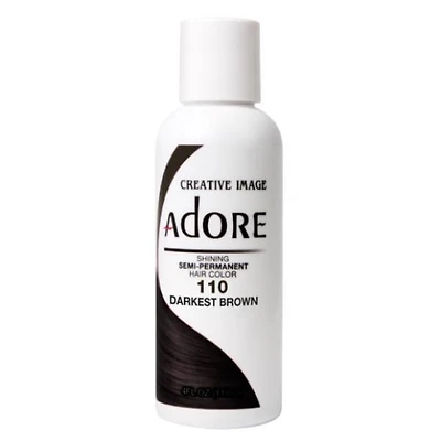 Adore Semi-Permanent Hair Color 110 Darkest Brown