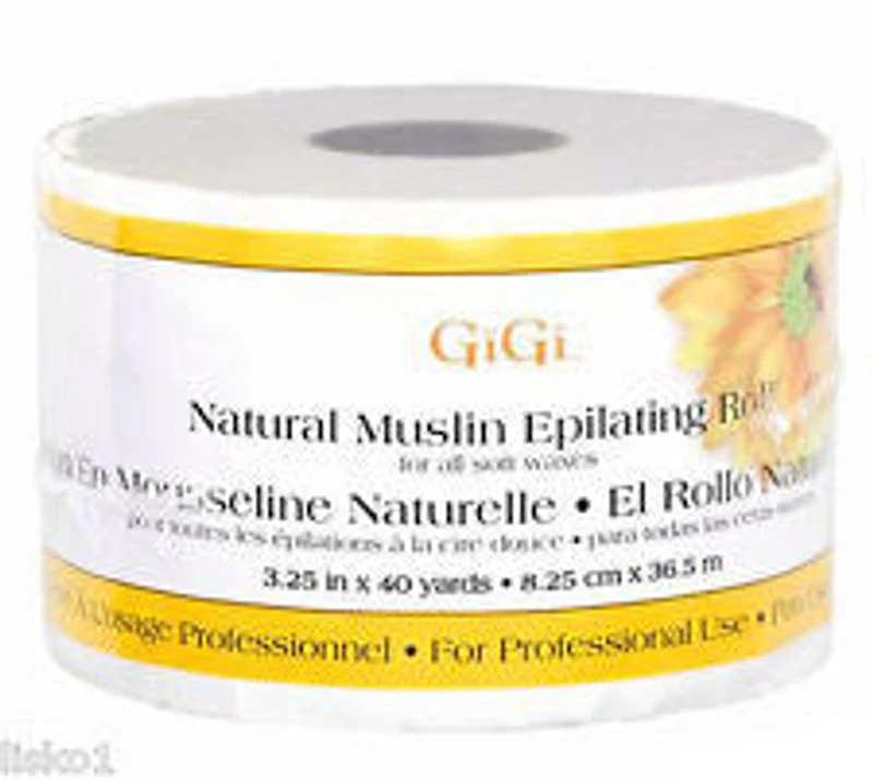 Gigi Natural Muslin Roll 3.25