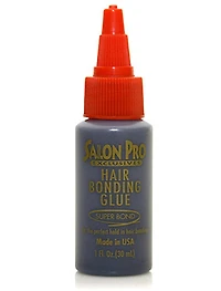 Salon Pro Black Hair Bonding Glue 1oz