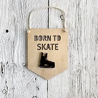 Born To Skate 3D Wall Flags - Etch'd Designs