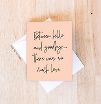 Between Card - Morse Code Love Prints