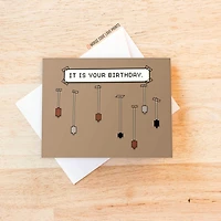 Birthday Banner "The Office" Card - Morse Code Love Prints