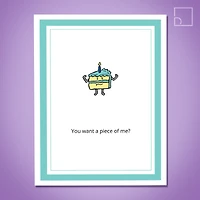 Cake Piece Card - Design Corner