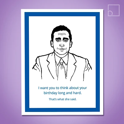 The Office Michael Card - Design Corner