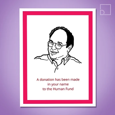 Seinfeld George Card - Design Corner