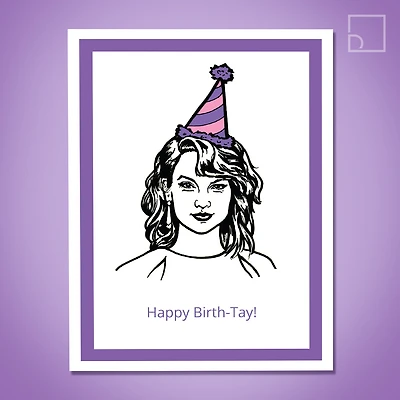 Taylor Swift Card - Design Corner