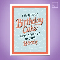 Boobs Birthday Card - Design Corner