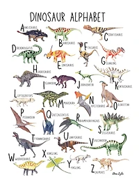 Dinosaur Alphabet - Dear Eyla