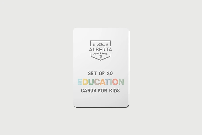 Education Cards - Alberta Press and Paper