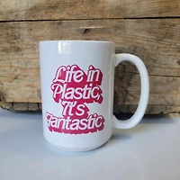 Life In Plastic, It's Fantastic Mug - All Decked Out