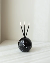 Black Marble Vase Neva Collection