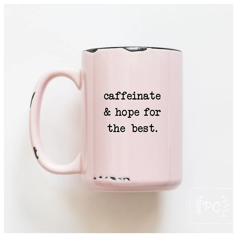 CAFFEINATE - MUG - PRAIRIE CHICK PRINTS