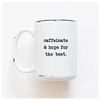 CAFFEINATE - MUG - PRAIRIE CHICK PRINTS