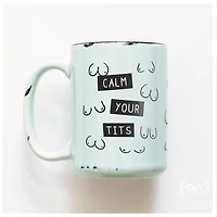 CALM YOUR TITS - MUG - PRAIRIE CHICK PRINTS