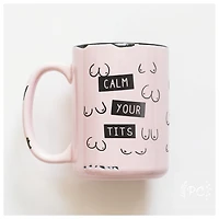 CALM YOUR TITS - MUG - PRAIRIE CHICK PRINTS