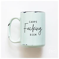 CARPE FUCKING DIEM - MUG - PRAIRIE CHICK PRINTS
