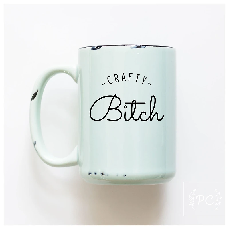 CRAFTY BITCH - MUG - PRAIRIE CHICK PRINTS
