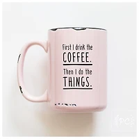 FIRST COFFEE - MUG - PRAIRIE CHICK PRINTS
