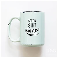 GETTIN SHIT DONE - MUG - PRAIRIE CHICK PRINTS