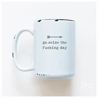 GO SEIZE THE DAY - MUG - PRAIRIE CHICK PRINTS