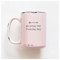 GO SEIZE THE DAY - MUG - PRAIRIE CHICK PRINTS
