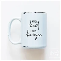 KINDA BAD KINDA BOUJEE - MUG - PRAIRIE CHICK PRINTS