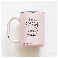 KINDA CLASSY KINDA HOOD - MUG - PRAIRIE CHICK PRINTS