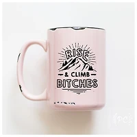 RISE AND CLIMB - MUG - PRAIRIE CHICK PRINTS