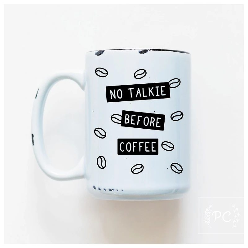 NO TALKIE - MUG - PRAIRIE CHICK PRINTS
